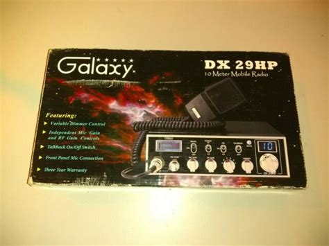 Galaxy Dx29hp 6 Band 10 Meter Mobile Radio For Sale Online Ebay