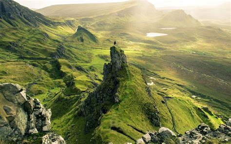 Escócia Europa Quiraing Ilha De Skye Nature Photo Hd Wallpaper