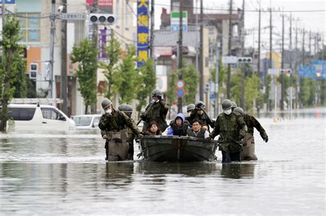 Death Toll From Flooding In Japan Reaches 55 Dozen Missing