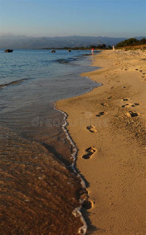 Cuba The Beach Of Trinidad City At Sunset Stock Image Image Of