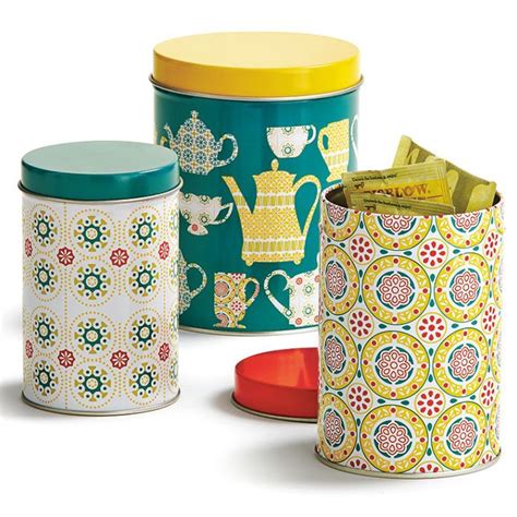 These Decorative Tins Are Perfect For Storing Teabags And Other Kitchen