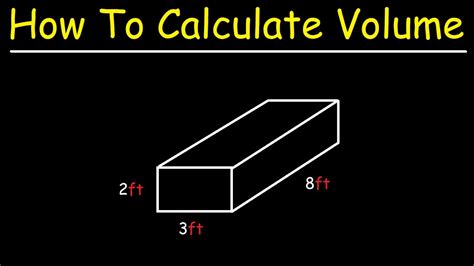 How To Calculate The Volume In Cubic Feet And Cubic Meters Youtube