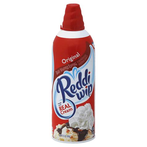 Reddi Wip Topping Whipped Cream Aerosal Oz Shop Your Way Online