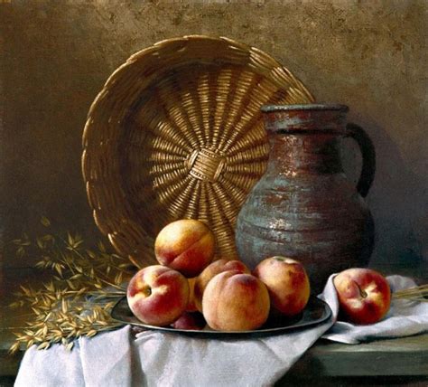 Still Life Oil Paintings By Philip Gerrard Flowers And Fruits Fine