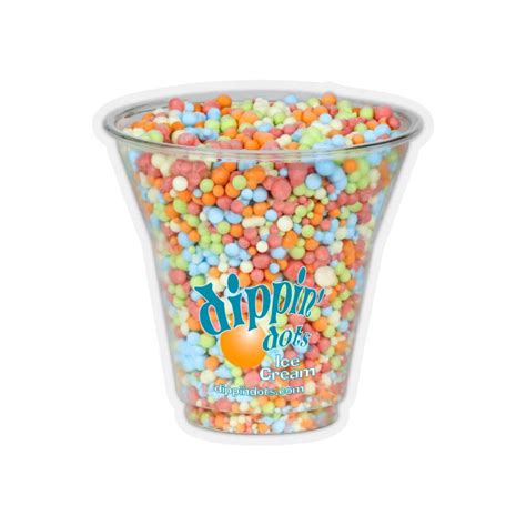 Dippin Dots Stickers Cup Of Rainbow Ice Dippin Dots Etsy