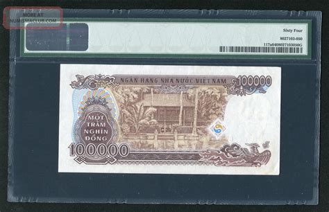 Vietnam Banknote 1 X 100000 100 000 Dong 1994 Nd 2000 P117a Choice