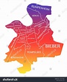Offenbach City Map Germany De Labelled Stock Illustration 2104357868