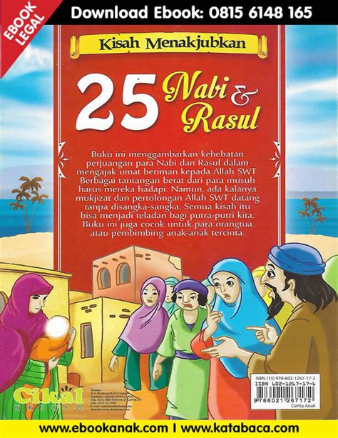 Jumlah nabi dan rasul di kalangan umat islam muncul perbedaan. Download Ebook: Kisah Menakjubkan 25 Nabi dan Rasul, Plus ...