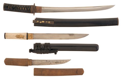 Three Japanese Edged Weapons