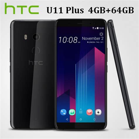 Original Hk Version Htc U11 Plus U11 Dual Sim Lte Mobile Phone 4gb