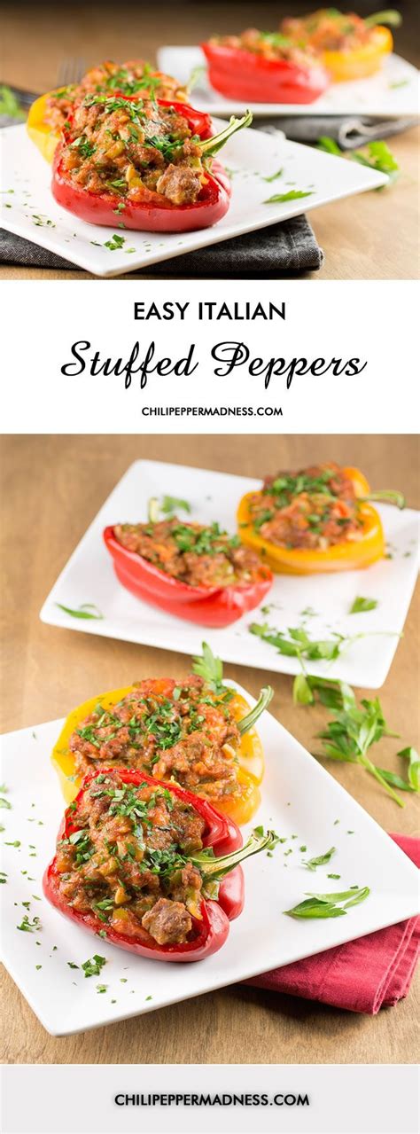 Easy Italian Sausage Stuffed Peppers Stuffed Peppers Are Easy To Make
