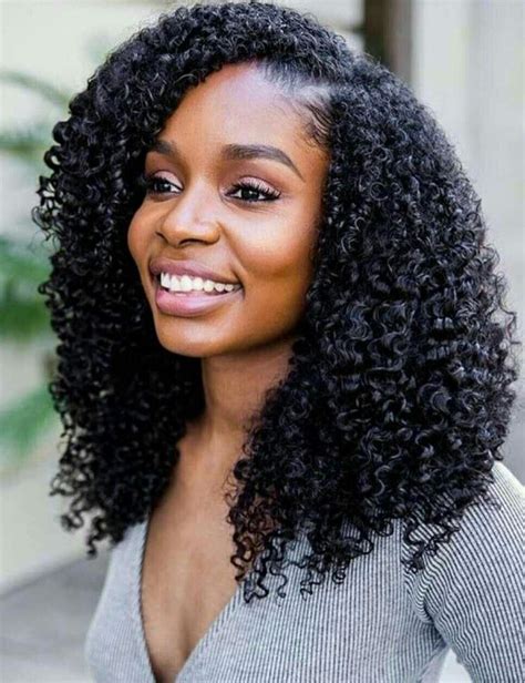 Luwigs 3b 3c Afro Kinky Curly Clip In Hair Extension Natural Color