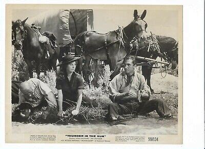 Vintage X Photo Susan Hayward Jeff Chandler In The Thunder In The Sun Picclick Uk