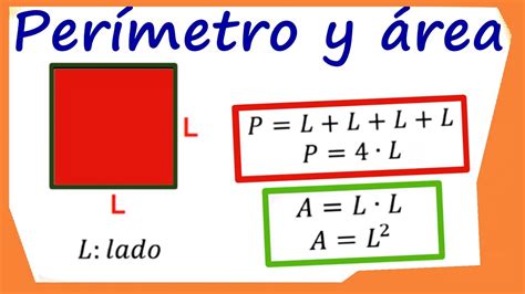 Formula Para Calcular El Area Y Perimetro Del Cuadrado Printable Templates Free