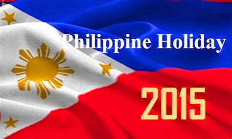 Philippine Official 2014 Calendar List Of Holidays And Long Weekends