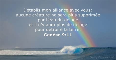 Genèse 911 Verset De La Bible