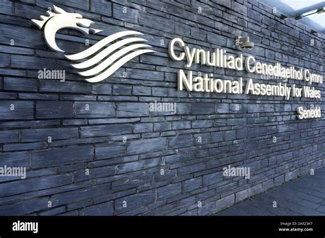 The National Assembly For Wales Senedd Cardiff Bay In South Wales