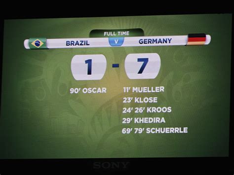 Brazil Vs Germany 2014 World Cup Punter In New Zealand Bet On 1 7