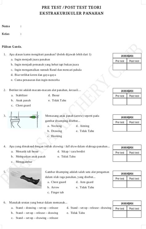 Latihan Soal Post Test Modul Kurikulum Merdeka Contoh Soal Dan My XXX