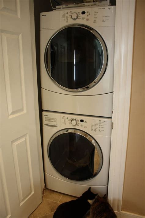 It's being delivered in about 10 days, and i need them installed/stacked too. Stackable Full Size Washer And Dryer | Laundry room ...