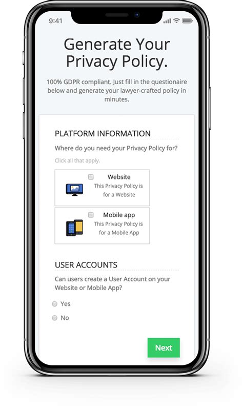 Mobile App Privacy Policy Generator - Lege Nova | Privacy policy, Policies, Mobile app