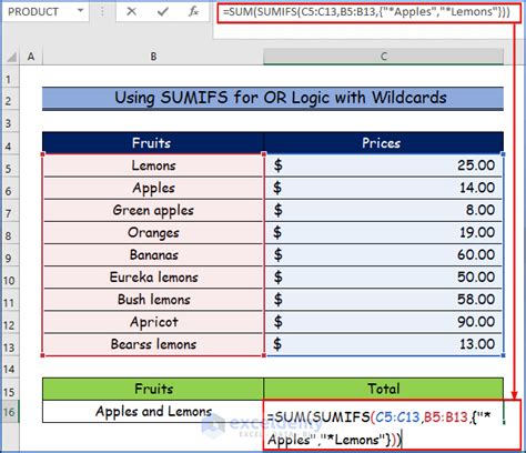 How To Use SUMIFS With Multiple Criteria In The Same Column