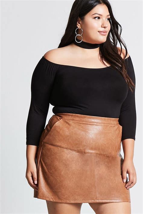 plus size faux leather skirt plus size retro dresses plus size outfits womens skirt