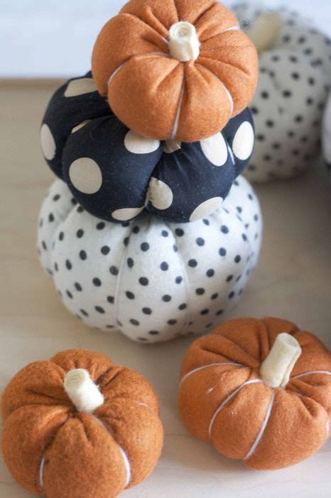 Stuffed Fabric Pumpkin Tutorial The Alison Show In 2022 Fall