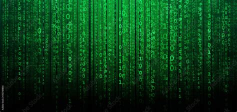 Abstract Digital Background With Binary Code Hackers Darknet Virtual
