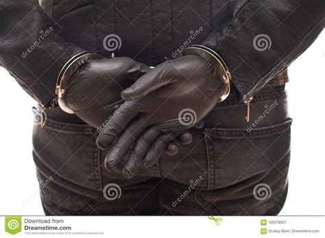 Dangerous Burglar In Black Stock Image Image Of Evil 102076021