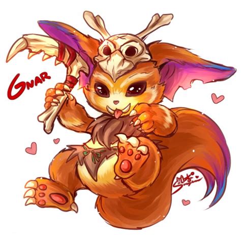 Gnar League Of Legends Image 1750810 Zerochan Anime Image Board