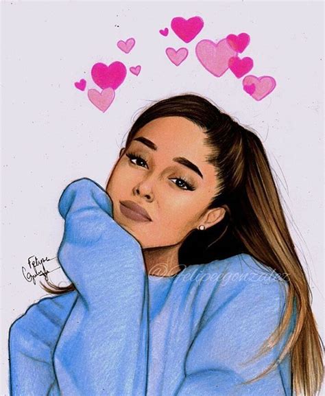 Ariana Grande Sketch At Explore Collection Of