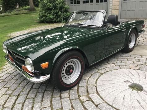 1969 Triumph Tr6 22000 Miles Triumph Racing Green For Sale Triumph Tr