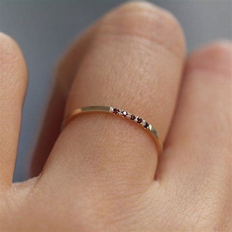 Wedding Band Diamond Ring Minimalist Ring Engagement Etsy Rose