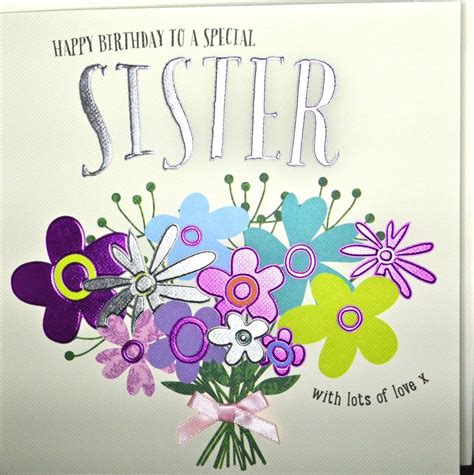 Sister Birthday Cards Printable Printable Templates