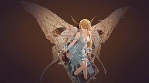 Butterfly Fairy Anime Girl Live Wallpaper Wallpaperwaifu
