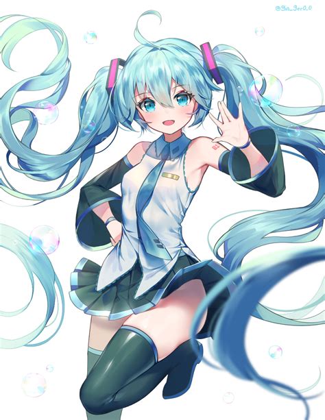 Hatsune Miku Vocaloid Drawn By Gin2 Danbooru