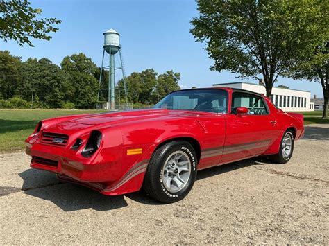 1981 Chevrolet Camaro Z28 350 Cid Ac T Tops Red On Silver Low Mile