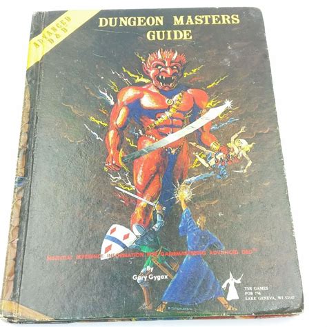 Dungeons Dragons Dungeon Masters Guide Original Usa Tsr Games