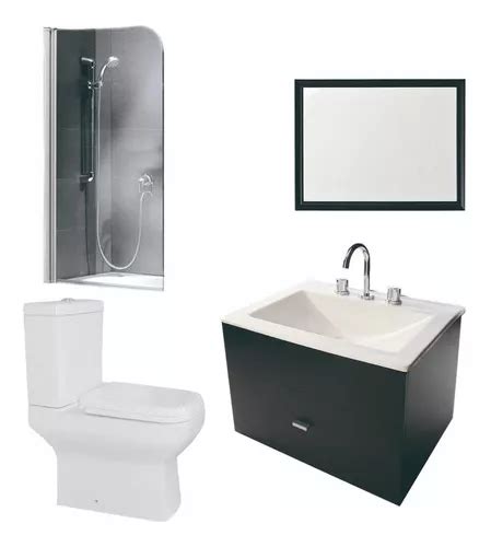 Set De Ba O Inodoro Griferia Mampara Vanitory Cm Y Bidet