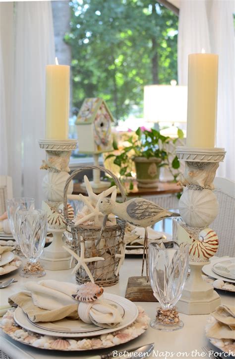 Beach And Nautical Themed Table Settings Tablescapes