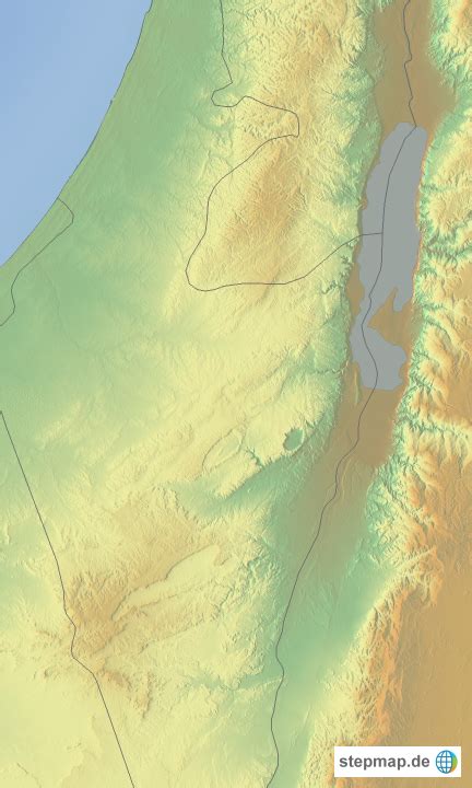 Stepmap Shvil Israel Arad Mizpe Ramon Landkarte Für Israel