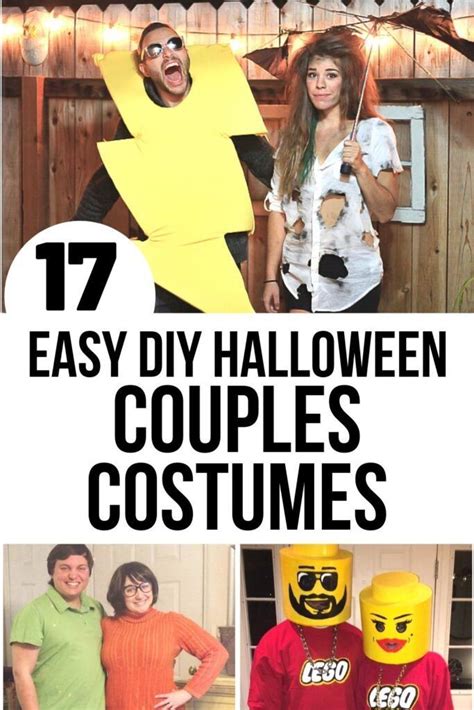 17 DIY Easy Couples Costumes For A Screaming Good Time Easy Couple