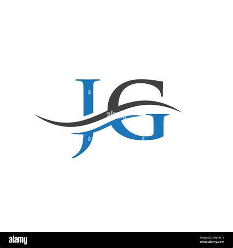 Creative Jg Letter With Luxury Concept Modern Jg Logo Design For