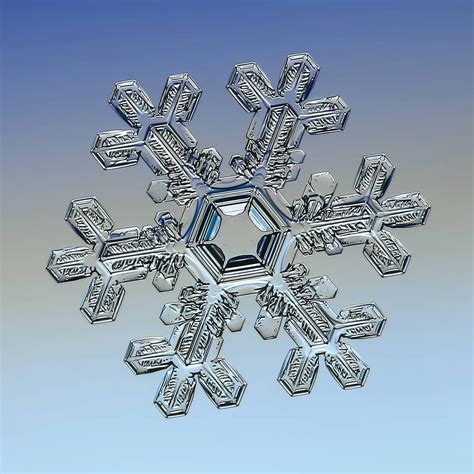 Instagramda Алексей Клятов Snowflake Macro Large Snowflake With Six