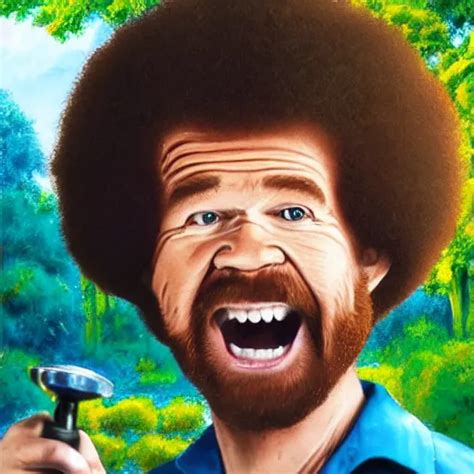 Bob Ross Screaming At The Zoo Stable Diffusion Openart