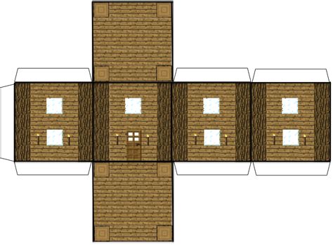 Papercraft Minecraft House Minecraft Blocks Minecraft Houses