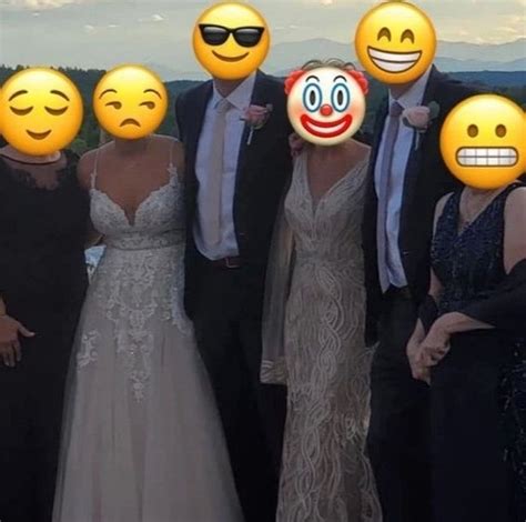 Naughty Wedding Guests Who Dared To Upstage Brides Tacky Relatives To Vagina Dress Daily