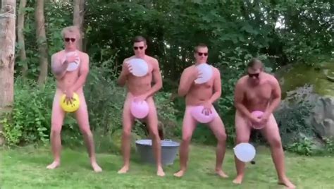 Four Swedish Guys Dancing Naked With Balloons ThisVid Com