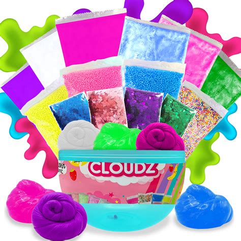 Buy Compound Kings Fluffy Cloudz Scented Slime Sensory Toys Non